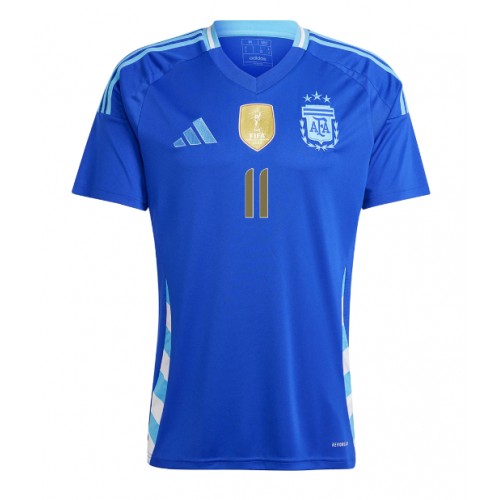 Argentina Angel Di Maria #11 Gostujuci Dres Copa America 2024 Kratak Rukavima